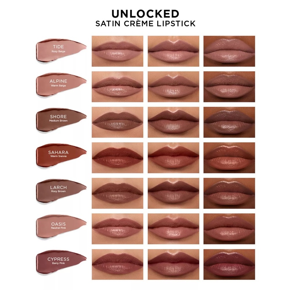 Hourglass Cypress Unlocked Satin Crème Lipstick - Picture 8 of 10